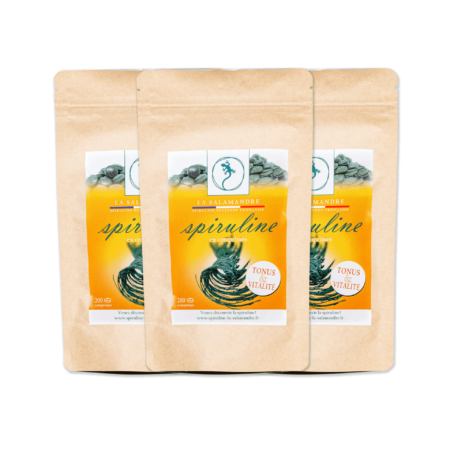 Lot de 3 sachets de 200 comprimés